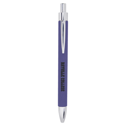 Personalized Leatherette Pens - 16 Colours