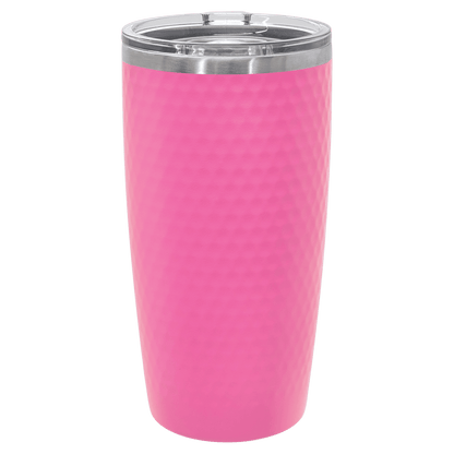 Personalized 20oz Stainless Steel Golf Ball Dimple Tumblers