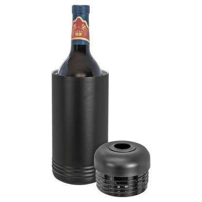Stainless Steel Wine Chiller - Pairs Well with Good Company