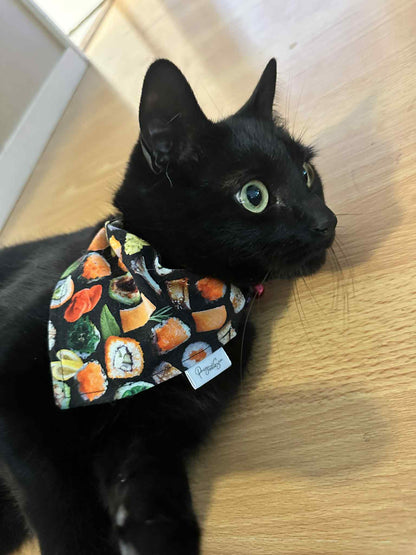 Over the Collar Pet Bandana - Sushi