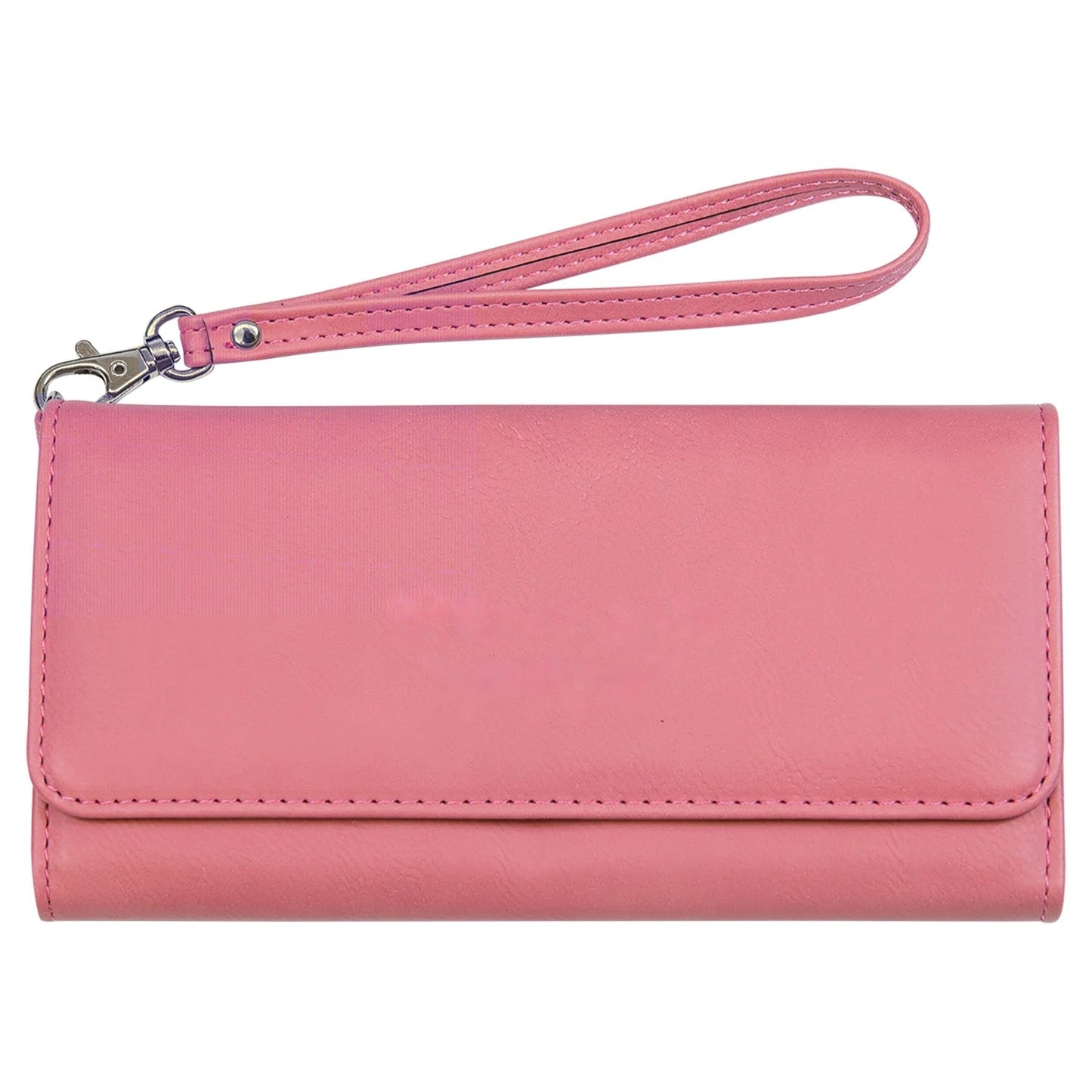 Engraved Leatherette Wristlet Wallets - With RFID Protection - 11 Colours