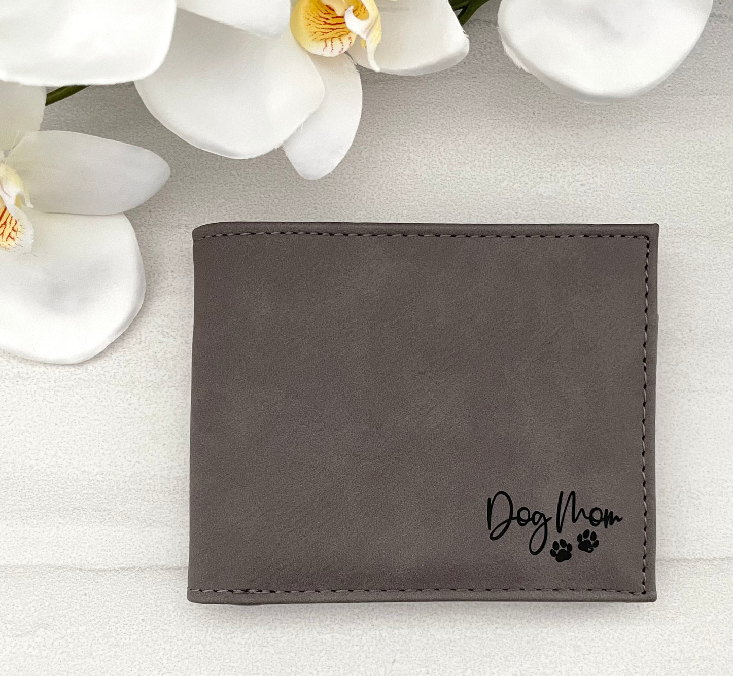 Engraved Leatherette Bi-Fold Wallets - With RFID Protection - 6 Colours
