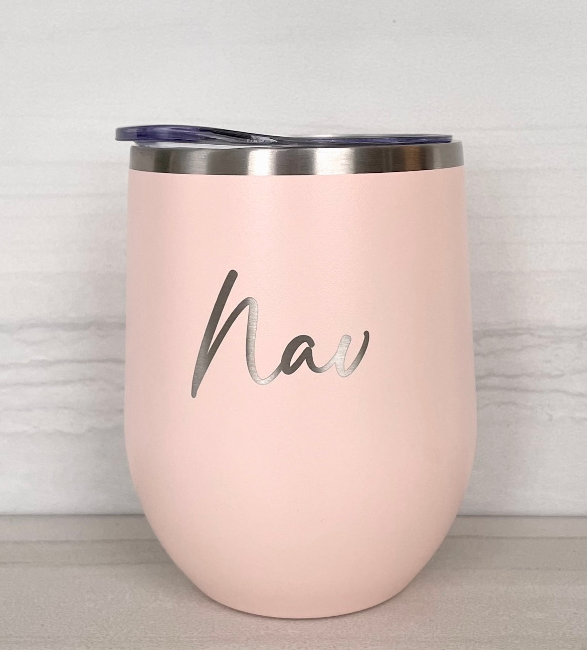 Personalized 12oz Stainless Steel Wine Tumblers