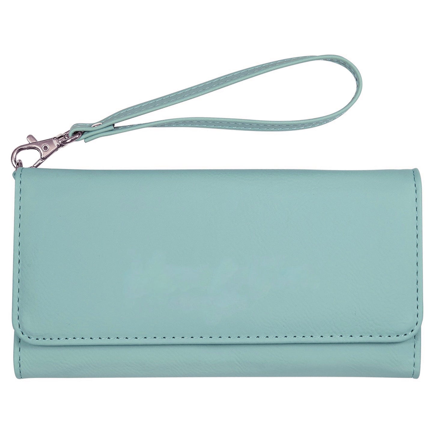 Engraved Leatherette Wristlet Wallets - With RFID Protection - 11 Colours