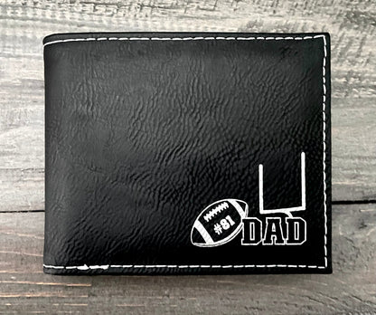 Engraved Leatherette Bi-Fold Wallets - With RFID Protection - 6 Colours