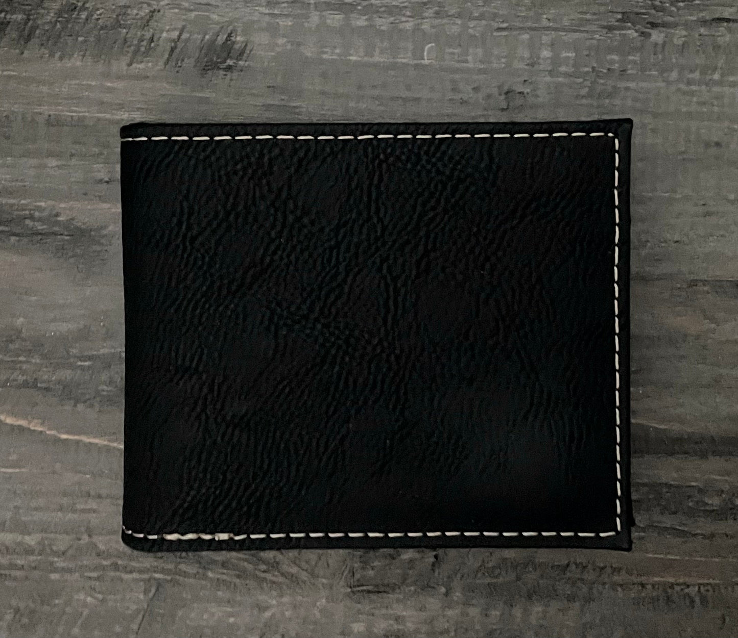 Engraved Leatherette Bi-Fold Wallets - With RFID Protection - 6 Colours