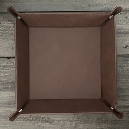 Personalized Leatherette Snap Trays - 2 Sizes & 15 Colours
