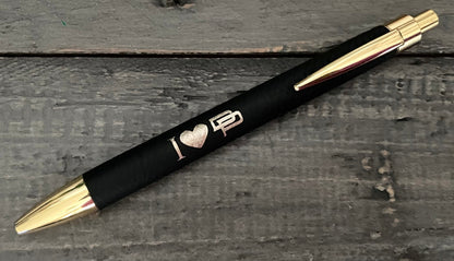 Personalized Leatherette Pens - 16 Colours