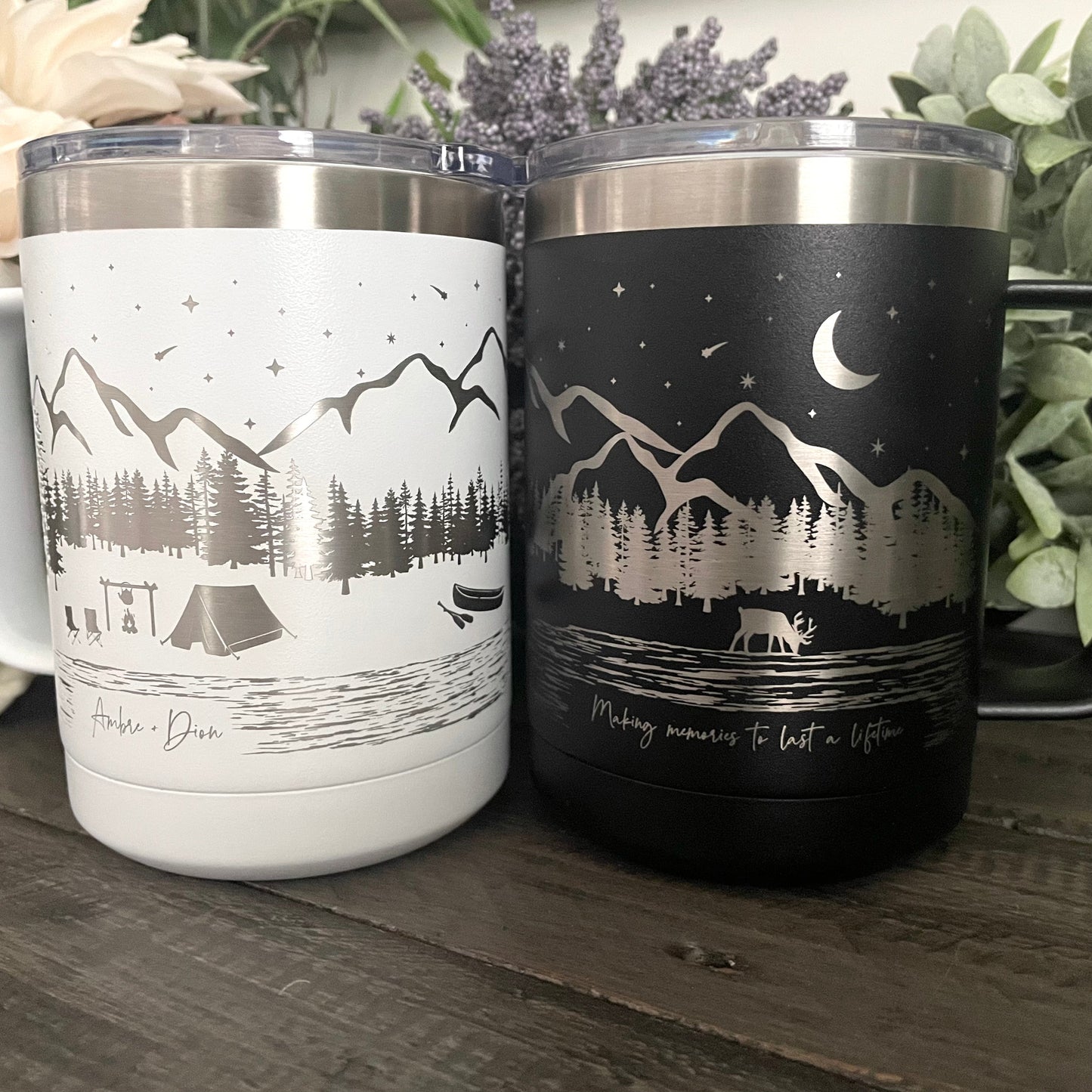 Personalized 10oz Stainless Steel Tumblers