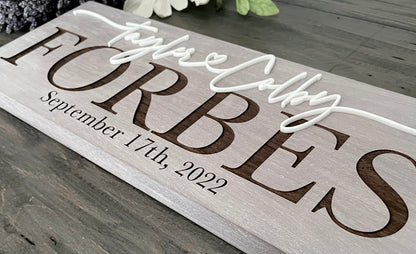 Personalized Wooden Signs - Couples Names