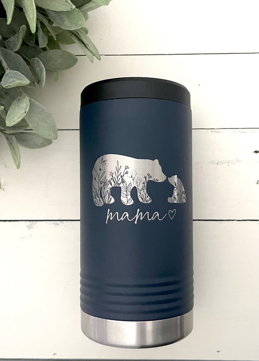Personalized Slim Can Beverage Holders - 17 Colours
