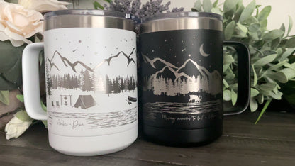 Personalized 15oz Stainless Steel Mugs