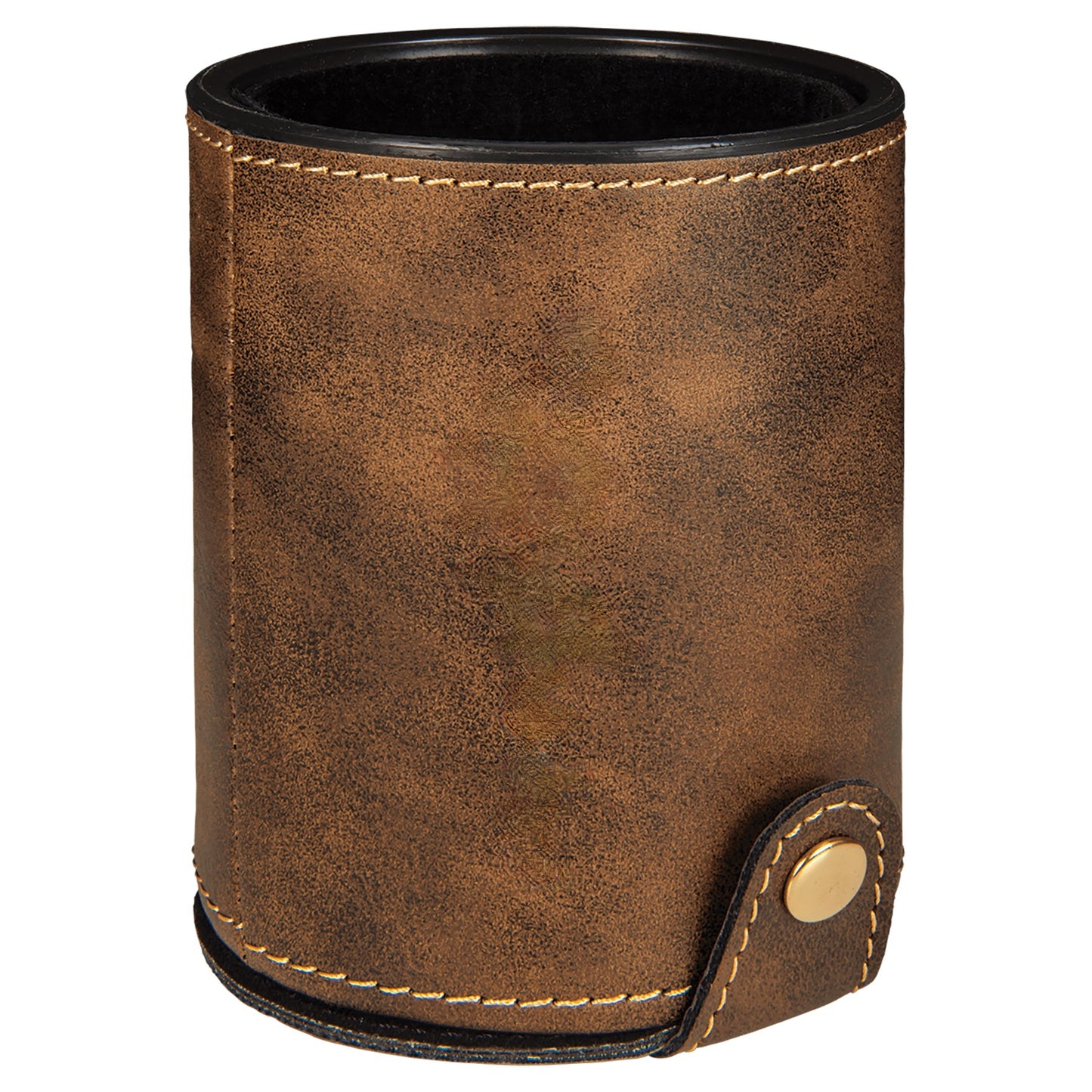 Personalized Leatherette Dice Cups with 5 Dice - 11 Colours