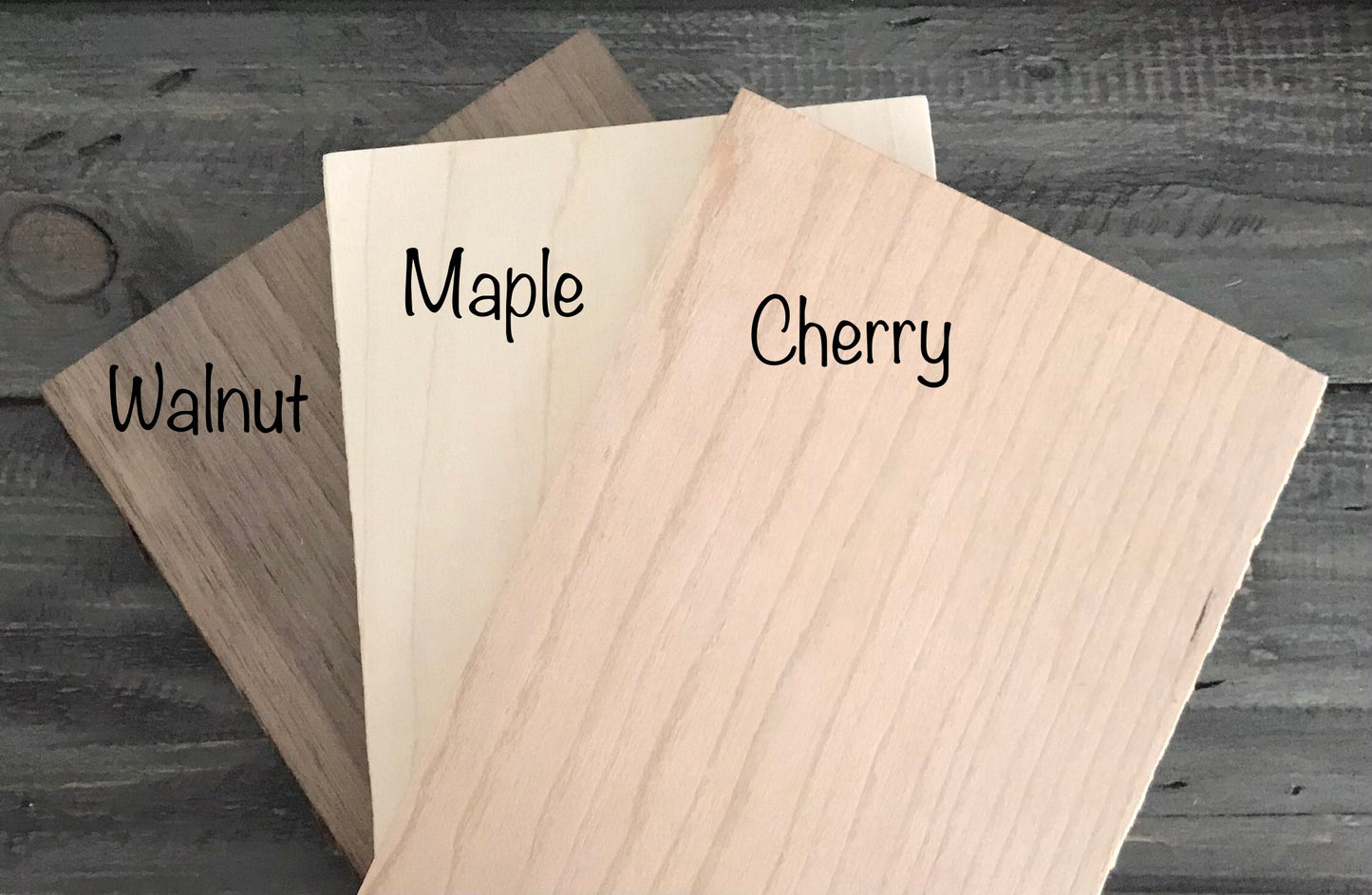 Personalized Wooden Mini Signs - Woodland & Family Animals