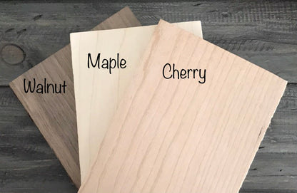 Personalized Wooden Mini Signs - Woodland & Family Animals