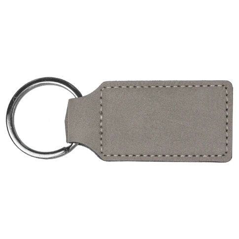 Personalized Leatherette Keychains - Rectangle
