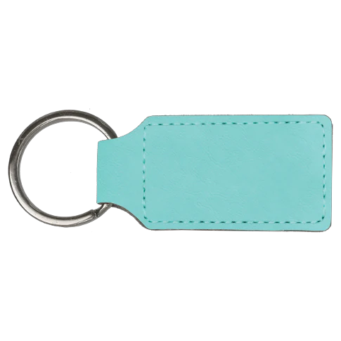 Personalized Leatherette Keychains - Rectangle