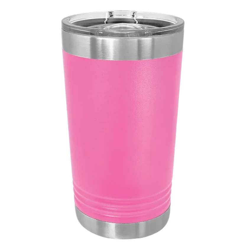 Personalized 16oz Stainless Steel Tumblers - 16 Colours
