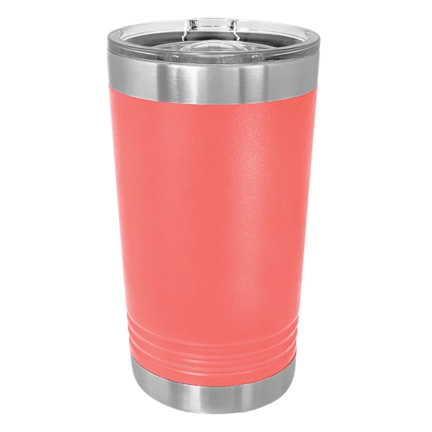 Personalized 16oz Stainless Steel Tumblers - 16 Colours