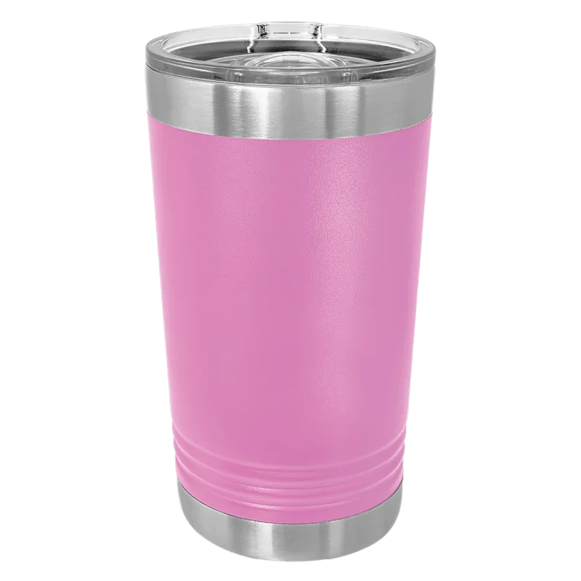 Personalized 16oz Stainless Steel Tumblers - 16 Colours