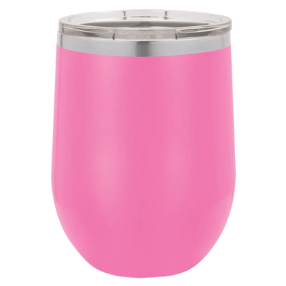 Personalized 12oz Stainless Steel Wine Tumblers
