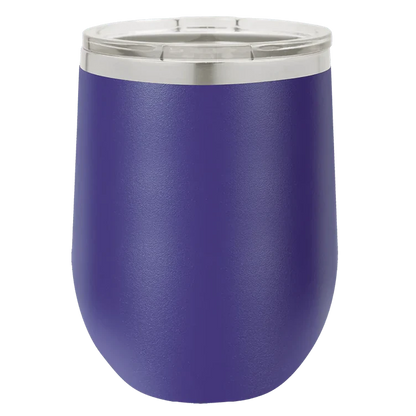 Personalized 12oz Stainless Steel Wine Tumblers