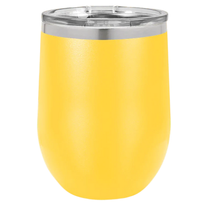 Personalized 12oz Stainless Steel Wine Tumblers