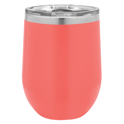 Personalized 12oz Stainless Steel Wine Tumblers