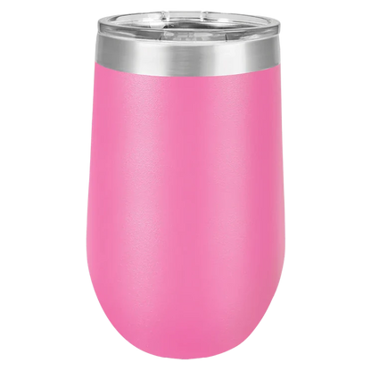Personalized 16oz Stainless Steel Wine Tumblers