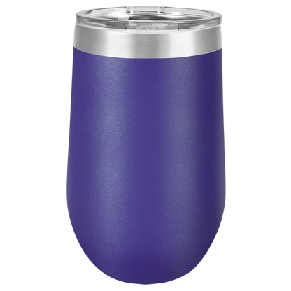 Personalized 16oz Stainless Steel Wine Tumblers