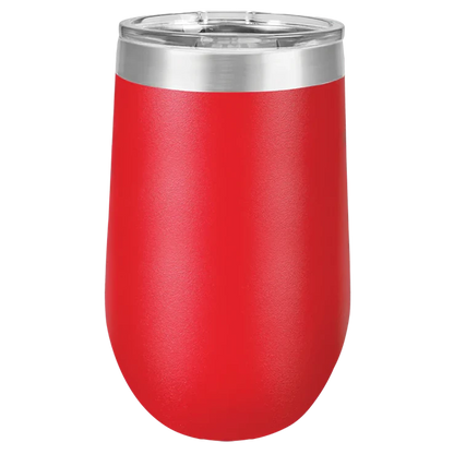 Personalized 16oz Stainless Steel Wine Tumblers