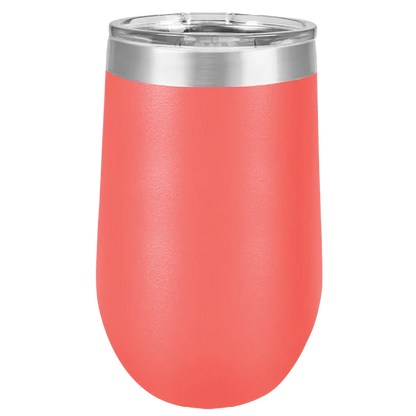 Personalized 16oz Stainless Steel Wine Tumblers