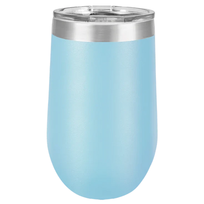 Personalized 16oz Stainless Steel Wine Tumblers