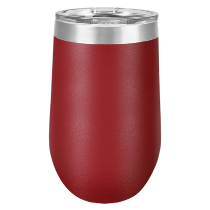 Personalized 16oz Stainless Steel Wine Tumblers