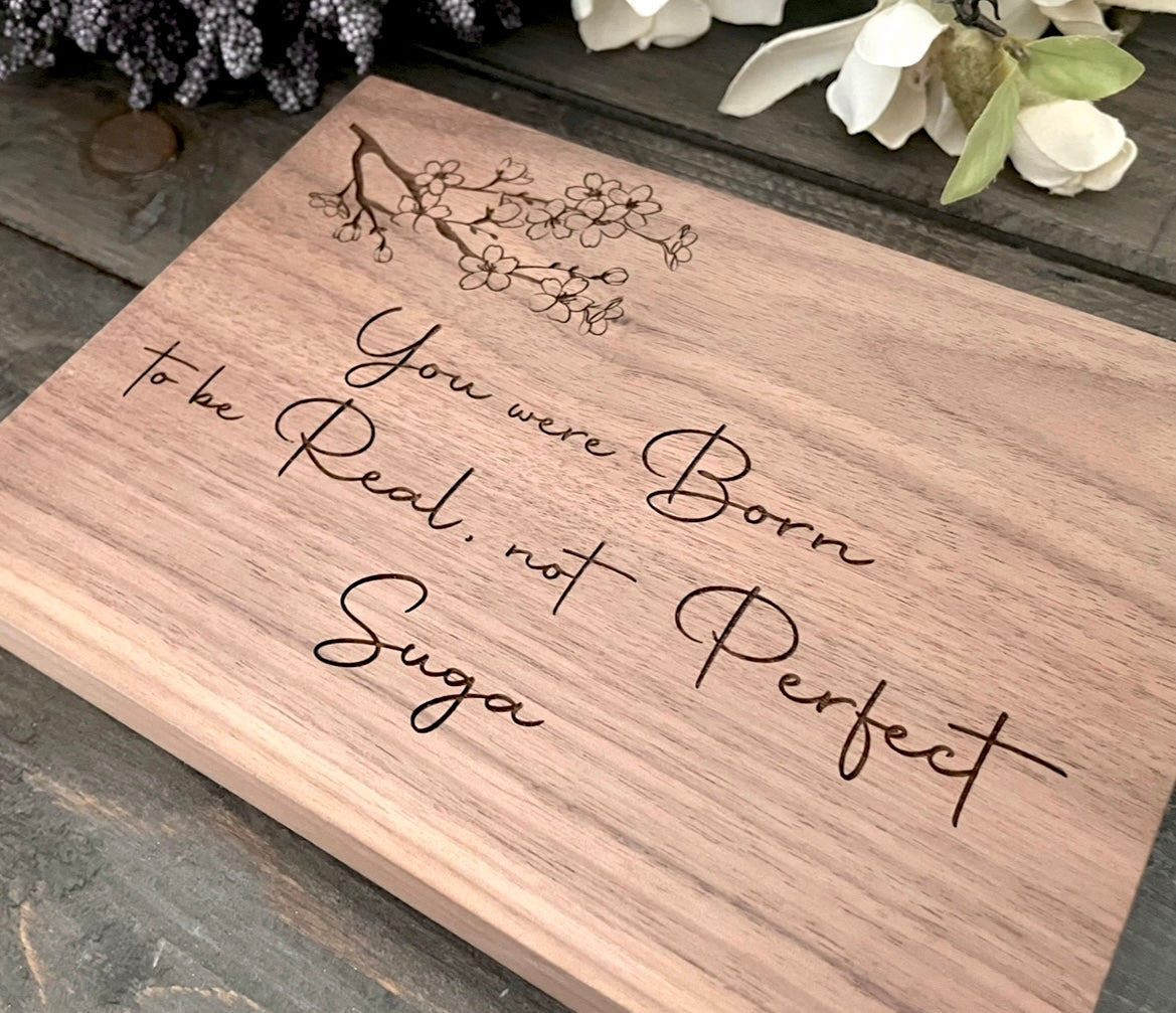 Personalized Wooden Mini Signs - Custom Design