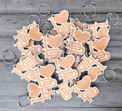 Personalized Wooden Keychains