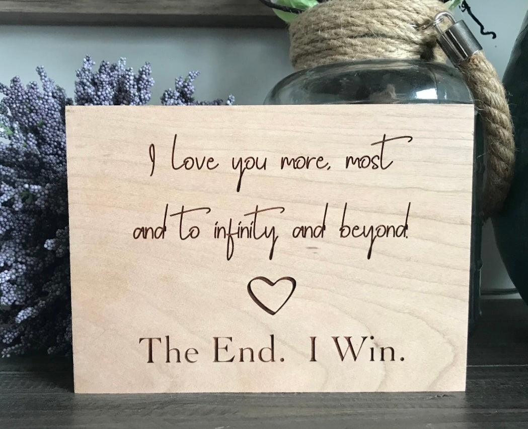 Personalized Wooden Mini Signs - Custom Design