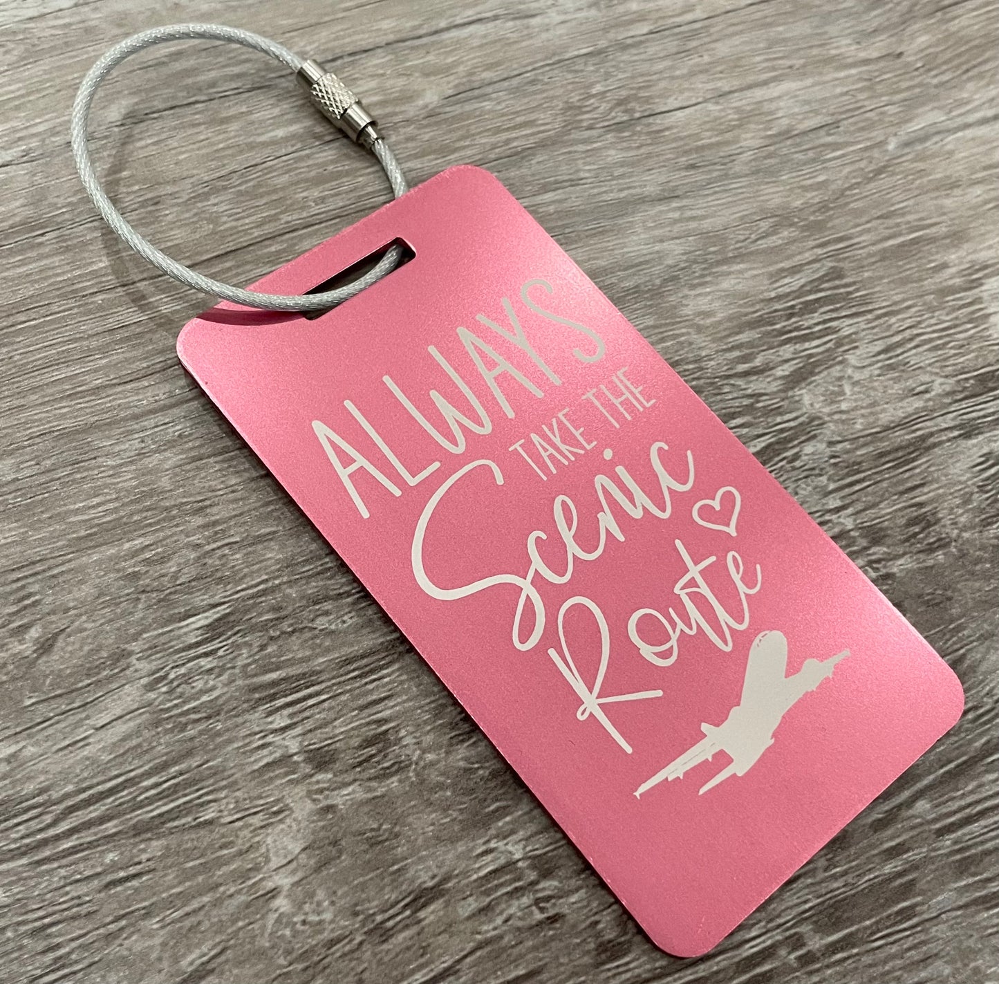Personalized Aluminum Luggage Tags