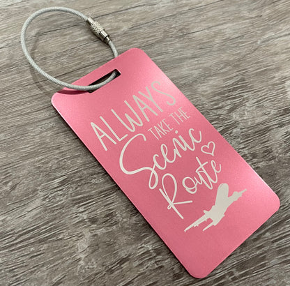 Personalized Aluminum Luggage Tags
