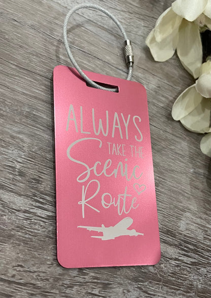 Personalized Aluminum Luggage Tags