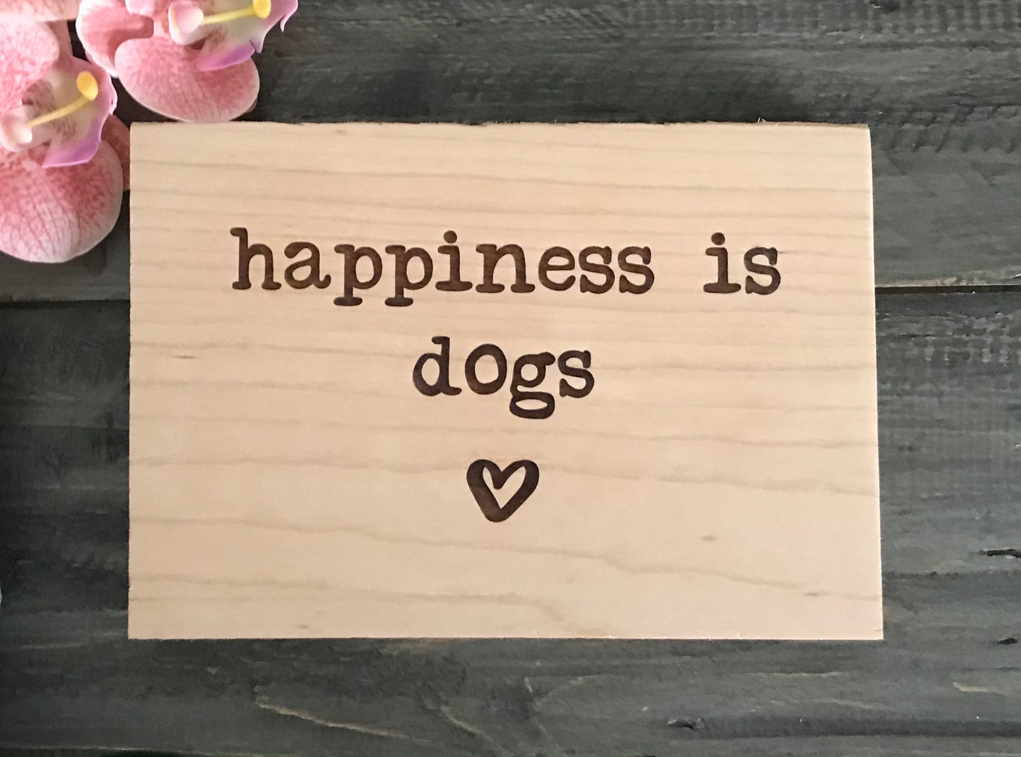 Personalized Wooden Mini Signs - Custom Design