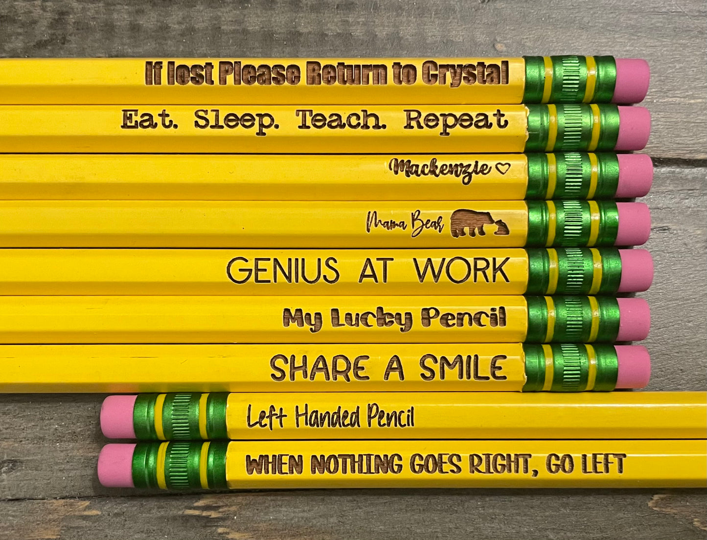 Engraved #2HB Pencils - Bundle Packs