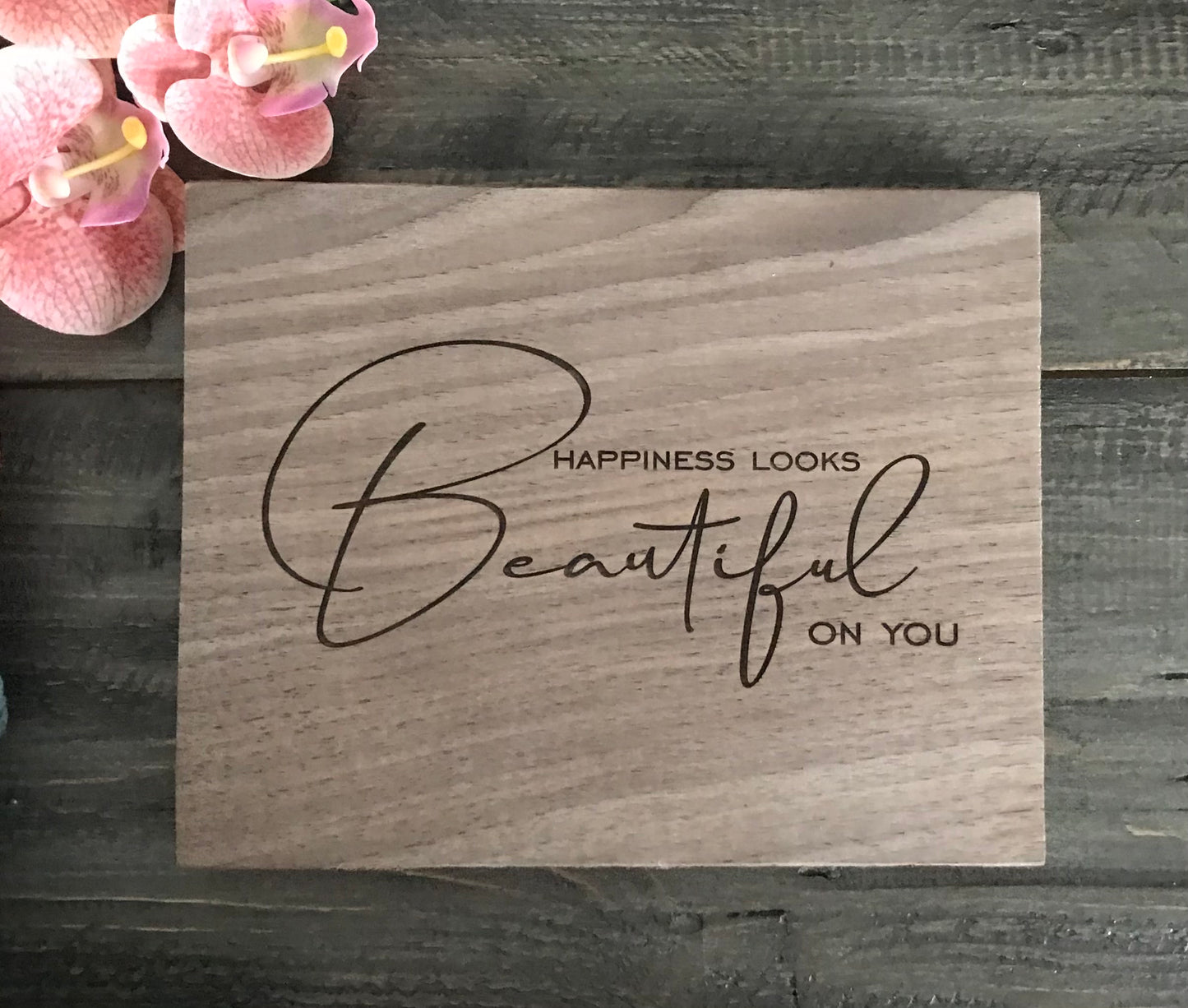 Personalized Wooden Mini Signs - Custom Design
