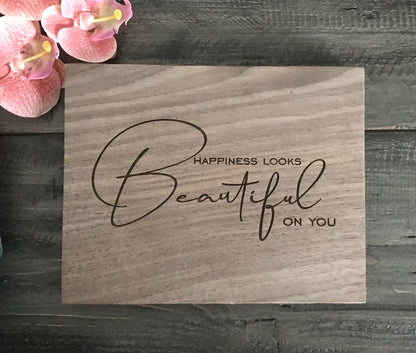 Personalized Wooden Mini Signs - Custom Design