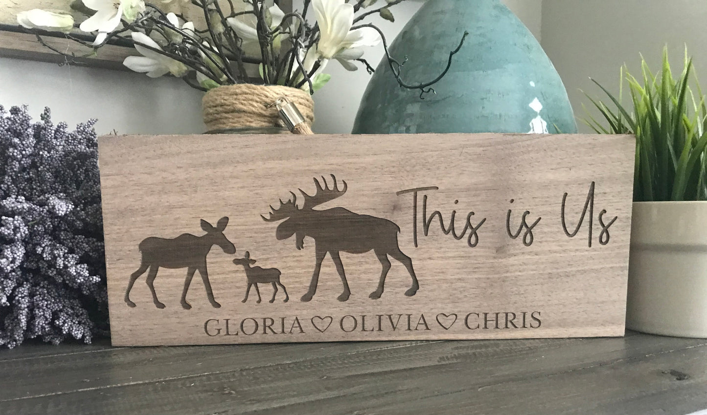 Personalized Engraved Wooden Signs - Custom Design