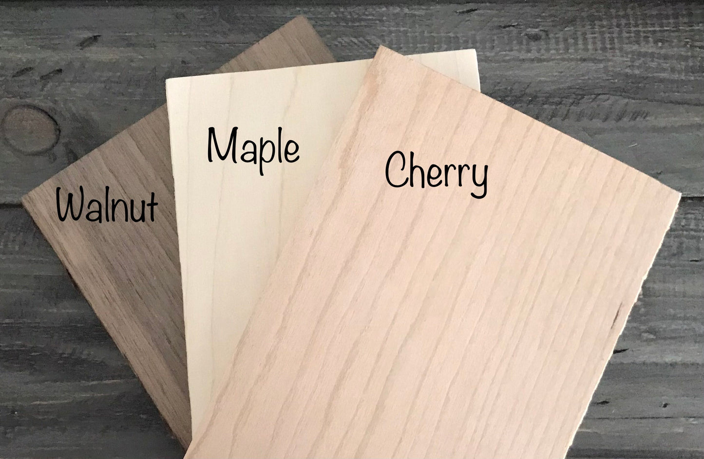 Personalized Wooden Mini Signs - Handwritten Messages