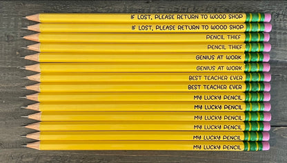Engraved #2HB Pencils - Bundle Packs