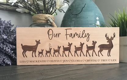 Personalized Engraved Wooden Signs - Custom Design