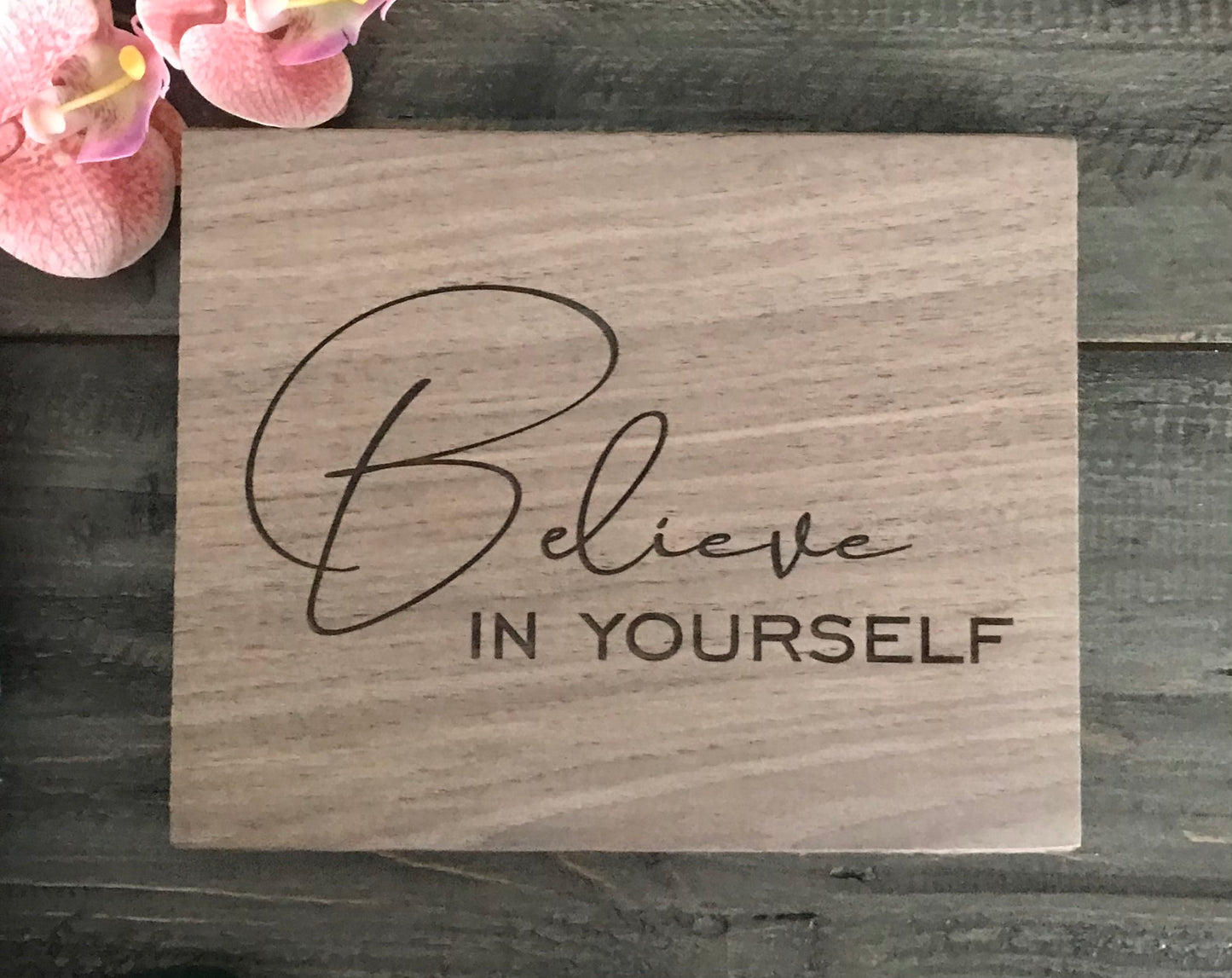 Personalized Wooden Mini Signs - Custom Design