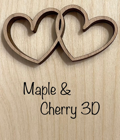 Personalized 3D & Engraved Wooden Signs - Animal Family